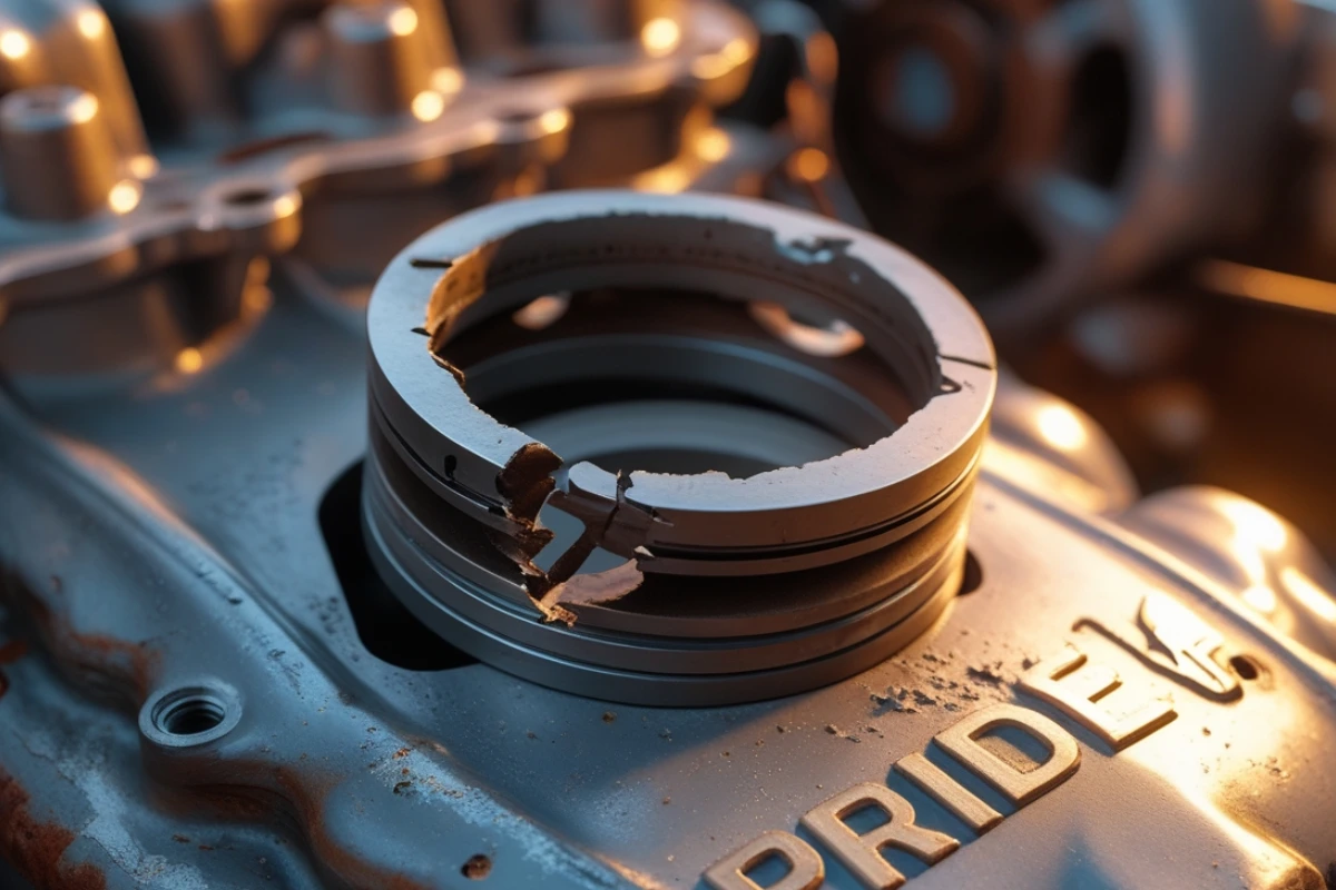 علتهای شکستن رینگ پیستون پراید